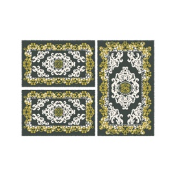PLAZA 92356 (Rectangulaire, ( T 80X130 + 2T 65X100 ), VERT EMERAUDE)