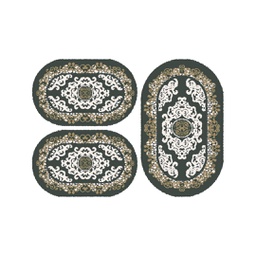 بلازا 92356 (بيضوي, ( O 80X130 + 2O 65X100 ), أخضر)