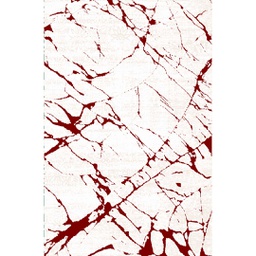 QAMAR A5250 (Rectangulaire, 160X230, ECRU SHRINK / BORDEAUX)