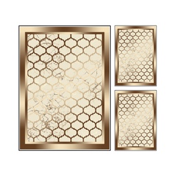 سطوري 2236A (مستطيل, ( T160X210 + 2T 60X80 ), متعدد الألوان, مطبوعة)