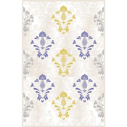 GALA 81301 (Rectangular, 200X280, ECRU SHRINK /BLANC CASSE)