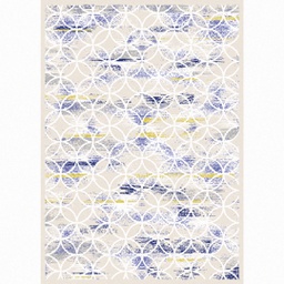 GALA 74141 (Rectangular, 150X220, ECRU SHRINK /BLANC CASSE)