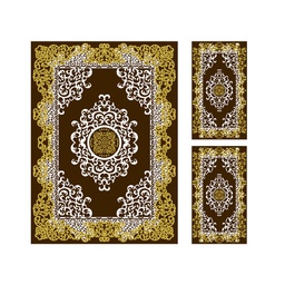 PLAZA 9235B (Rectangular, ( T 160X220 + 2T 60X110 ), MARRON CAFE)