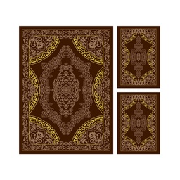 PLAZA 9237I (Rectangular, ( T 160X220 + 2T 60X110 ), MARRON CAFE)