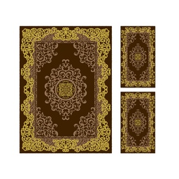 PLAZA 9235I (Rectangulaire, ( T 160X220 + 2T 60X110 ), MARRON CAFE)