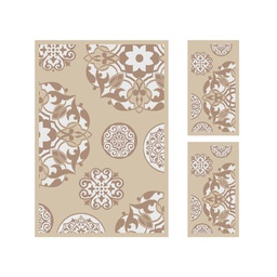 CIRTA A217G (Rectangular, ( T 150X220 + 2T 60X110 ), IVOIRE CLAIRE)