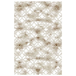 GALA 74140 (Rectangulaire, 200X280, BLANC CASSE SHRINK_MARRON CAFE)