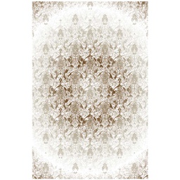 GALA 94030 (Rectangular, 200X280, BLANC CASSE SHRINK_MARRON CAFE)