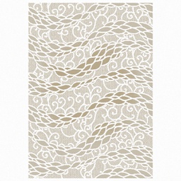 GALA A8740 (Rectangulaire, 150X220, BLANC CASSE SHRINK_BEIGE)