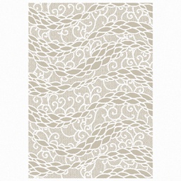 GALA A8740 (Rectangular, 150X220, BLANC CASSE SHRINK_IVOIR)
