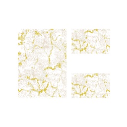 MANISA A440C (Rectangulaire, ( T 100X130 + 2T 60X100 ), ECRU SHRINK_DORE)