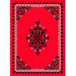RELAX B0400 (Rectangulaire, 240X330, ROUGE)