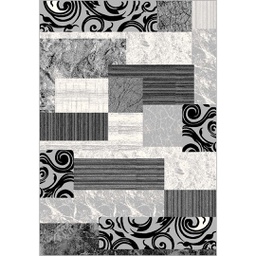 NOUR 50815 (Rectangular, 160X230, GRIS CLAIRE)