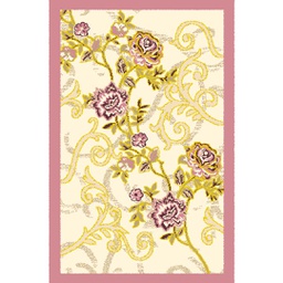 VALENCIA 7599D (Rectangular, 80X130, BOIS DE ROSE_CREME)