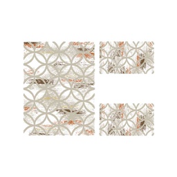 GALA 74141 (Rectangulaire, ( T 100X130 + 2T 60X100 ), BLANC CASSE SHRINK_IVOIR)