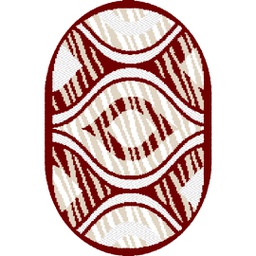 CIRTA 93041 (Oval, 65X100, BORDEAUX)