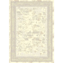 MUGLA B4591 (Rectangulaire, 200X280, ECRU SHRINK - IVOIRE)