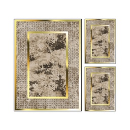 STORY 2602A (Rectangular, ( T160X210 + 2T 60X80 ), MULTI COULEURS, Lamination)