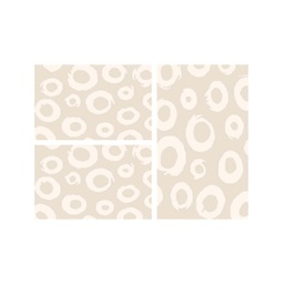 SUMMER B2630 (Rectangulaire, ( T 80X130 + 2T 65X100 ), IVOIRE CLAIRE)