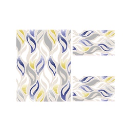 GALA 97224 (Rectangular, ( T 100X130 + 2T 60X100 ), ECRU SHRINK /BLANC CASSE)