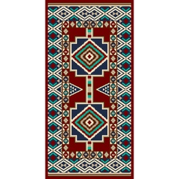 RIYADH 99821 (Rectangular, 50X100, BORDEAUX)