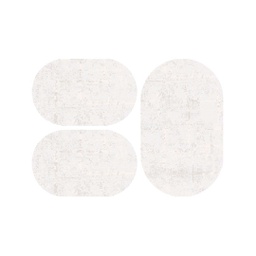 أنقرة 9845C (بيضوي, ( O 80X130 + 2O 65X100 ), أبيض فاتح)