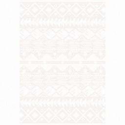 SAKURA B4801 (Rectangulaire, 150X220, BLANC CASSE)