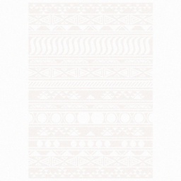 SAKURA B4871 (Rectangulaire, 150X220, BLANC CASSE)