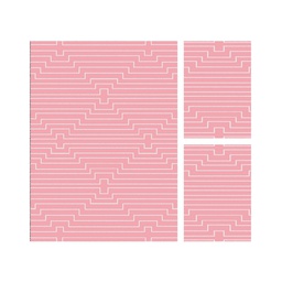 CITY B5650 (Rectangular, ( T 160X220 + 2T 60X110 ), BOIS DE ROSE)