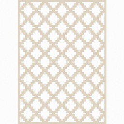 NARJES B5770 (Rectangular, 200X280, VISON SHRINK_BLANC CASSE)