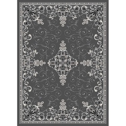 NOUR 51700 (Rectangular, 200X275, GRIS FONCE)