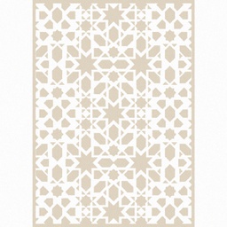 NARJES B5910 (Rectangular, 150X220, VISON SHRINK_BLANC CASSE)