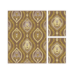 PLAZA B4410 (Rectangular, ( T 160X220 + 2T 60X110 ), MARRON BRONZE)