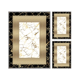 STORY 1741A (Rectangular, ( T160X210 + 2T 60X80 ), MULTI COULEURS, Lamination)
