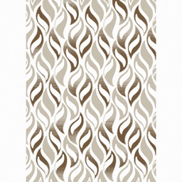 GALA 97223 (Rectangular, 200X280, ECRU SHRINK_MARRON CAFE)