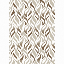 GALA 97223 (Rectangular, 150X220, ECRU SHRINK_MARRON CAFE)