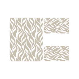 GALA 97223 (Rectangular, ( T 100X130 + 2T 60X100 ), ECRU SHRINK_IVOIRE)