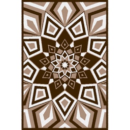 CIRTA B0541 (Rectangular, 180X270, MARRON BORDEAUX)