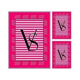 STORY 2883A (Rectangulaire, ( T160X210 + 2T 60X80 ), BOIS DE ROSE, Lamination)