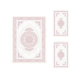 أنقرة A258H (مستطيل, ( T 150X220 + 2T 75X120 ), وردي خشبي)