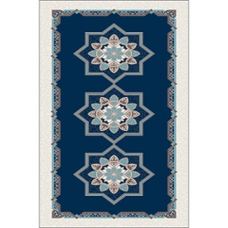 سطوري 2741A (مستطيل, 180X350, أزرق, مطبوعة)