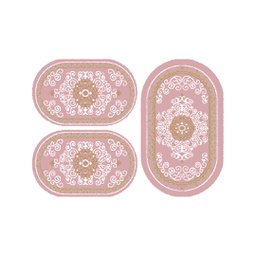 PLAZA A8225 (Ovale, ( O 80X130 + 2O 65X100 ), BOIS DE ROSE)