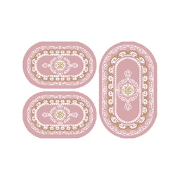 PLAZA 9238B (Ovale, ( O 80X130 + 2O 65X100 ), BOIS DE ROSE)