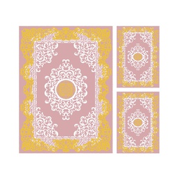 PLAZA 9235B (Rectangulaire, ( T 160X220 + 2T 60X110 ), BOIS DE ROSE)