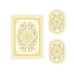 ميرسيا C0540 (مجموعات مختلفة, ( T 155X220 + 2O 90X55 ), بيج فاتح)