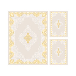 MURCIA C0530 (Rectangular, ( T 160X220 + 2T 60X110 ), ECRU)