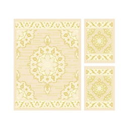 MURCIA C0520 (Rectangular, ( T 160X220 + 2T 60X110 ), ECRU)