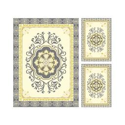 MURCIA C0540 (Rectangular, ( T 160X220 + 2T 60X110 ), GRIS FONCE)