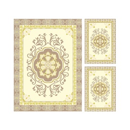 MURCIA C0540 (Rectangular, ( T 160X220 + 2T 60X110 ), MARRON BRONZE)