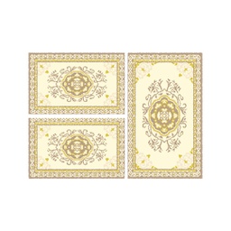 MURCIA C0540 (Rectangular, ( T 80X130 + 2T 65X100 ), MARRON BRONZE)